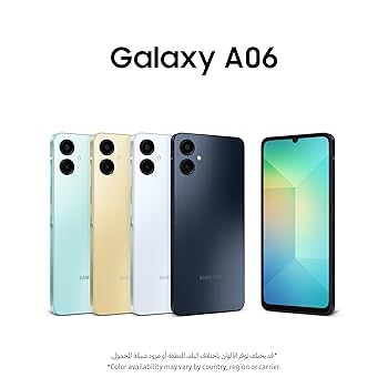 Samsung Galaxy A06 (czarny, 4 GB RAM, 128 GB pamięci